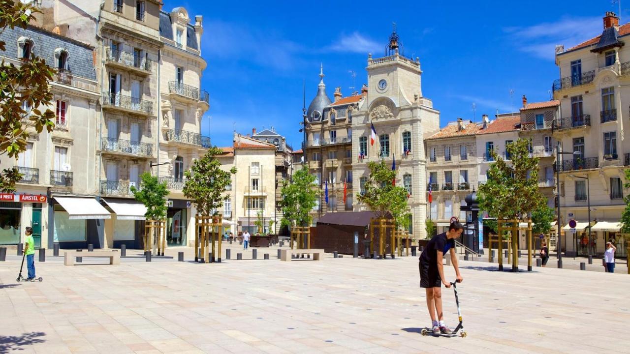 "Belle Etape"-Meuble De Tourisme 3 Etoiles -Residence "Les Logis De Beziers"-Garage Optionnel-Coeur De Ville-Plages A 16Km ! Zewnętrze zdjęcie